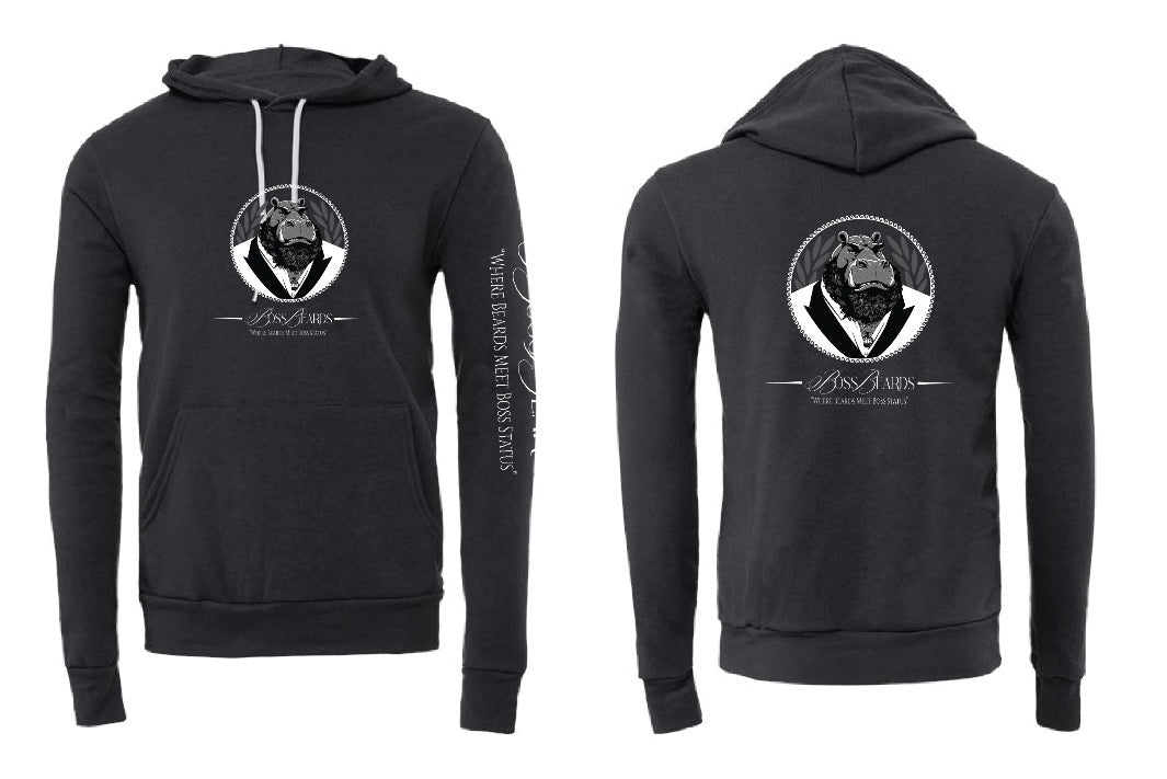 Pepper Grey Signature Boss Beard hoodie
