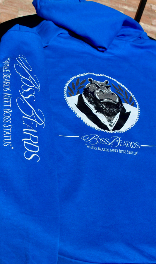 Boss Beard Royal Blue Signature Hoodie