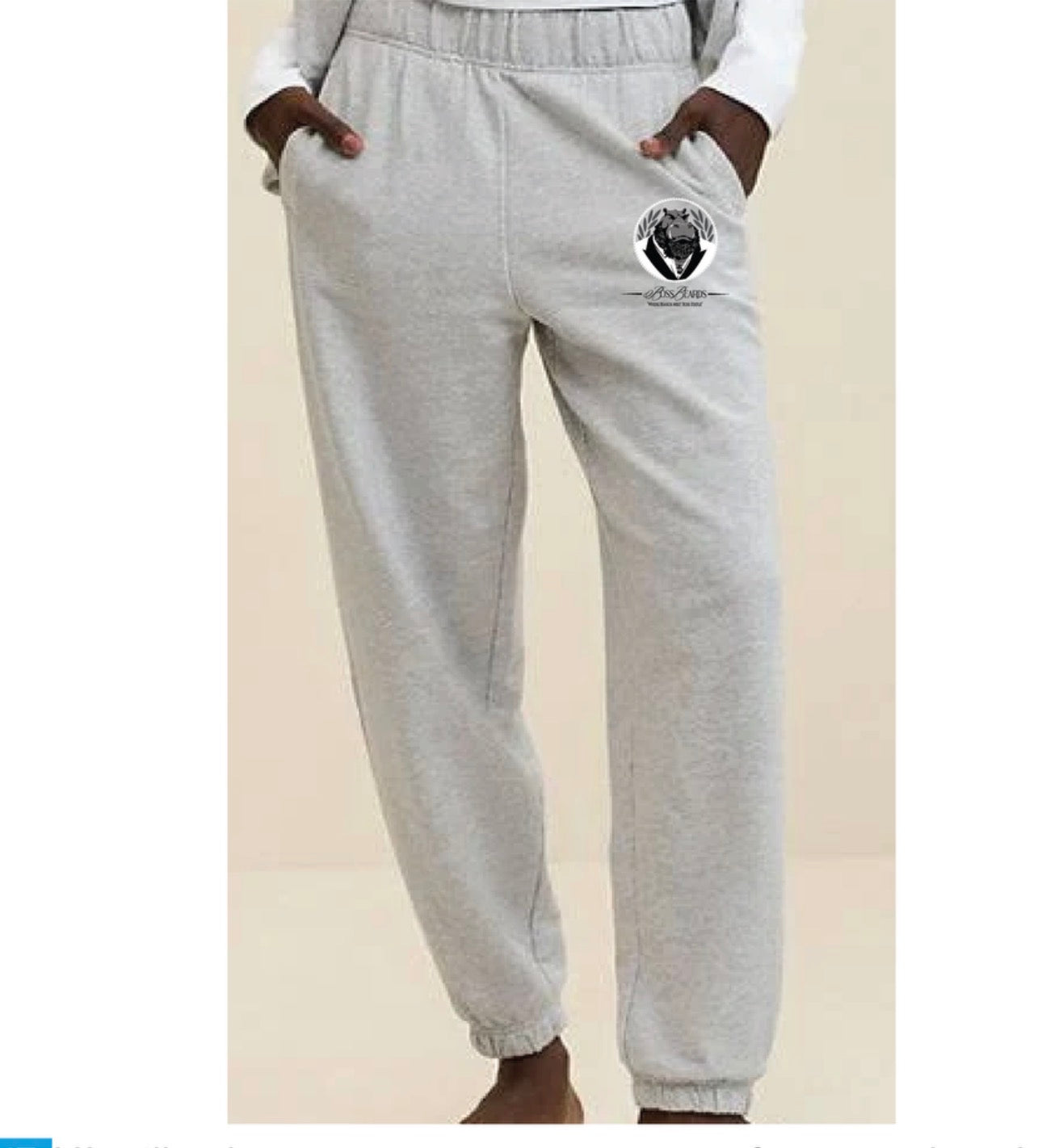 Grey Boss Beard jogger set