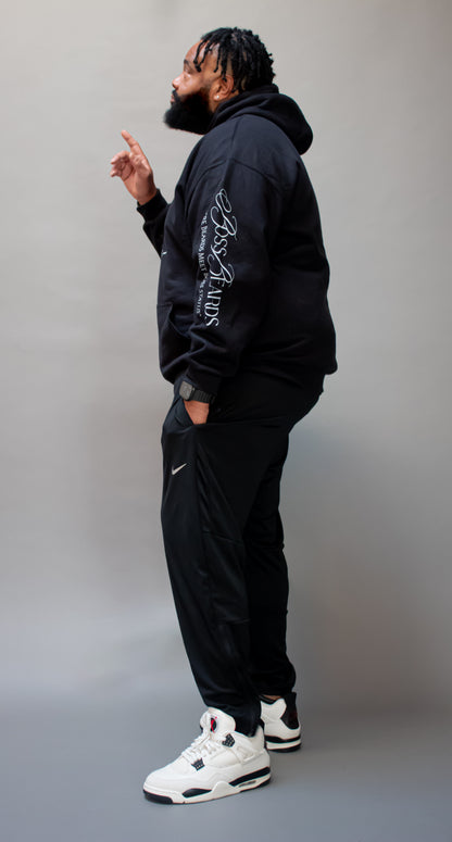 Black signature hoodie