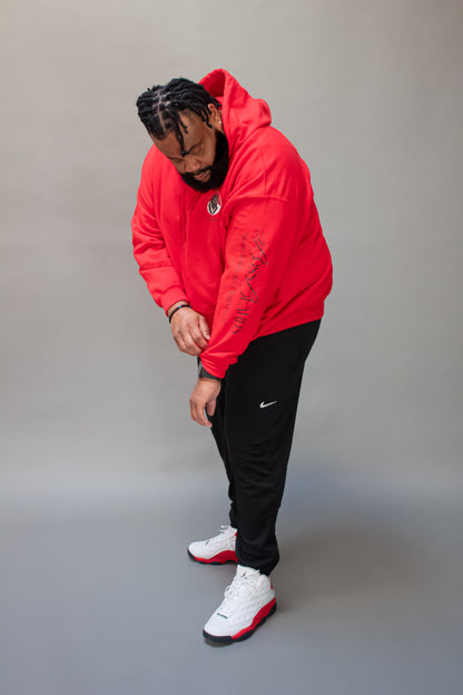Red Boss Beards Hoodie