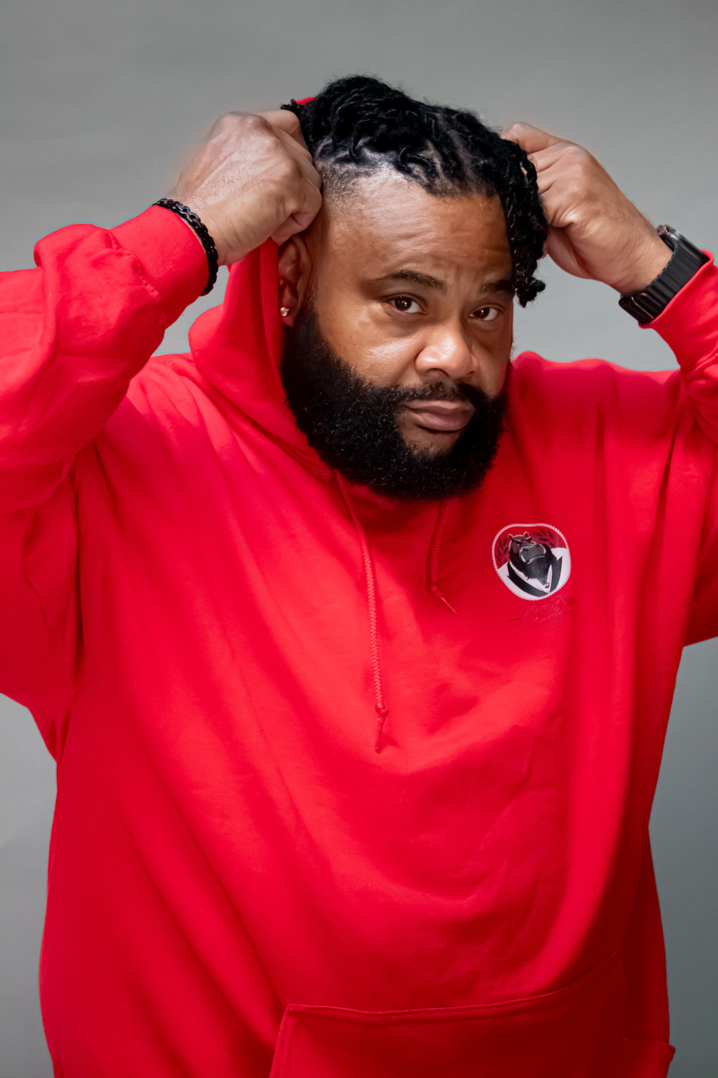 Red Boss Beards Hoodie