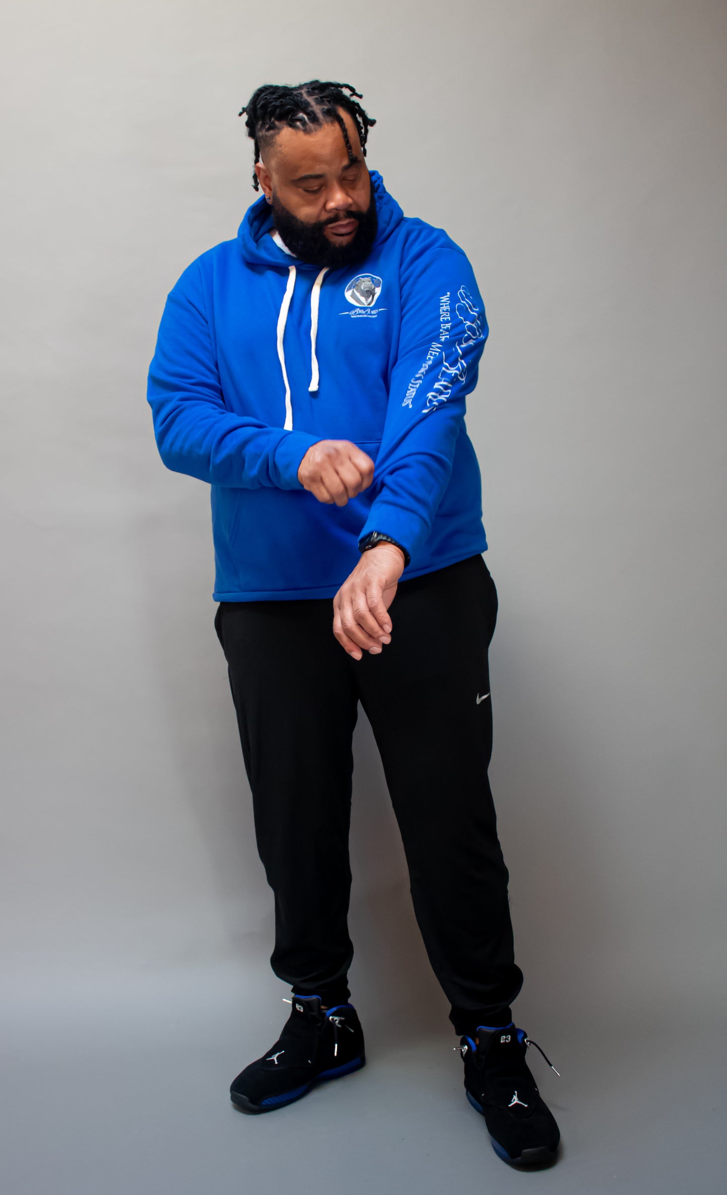 Boss Beard Royal Blue Signature Hoodie