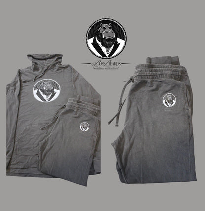 Pepper Grey Boss Beard jogger set